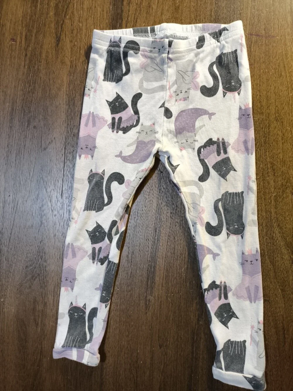 Cat Print Pajamas 2T